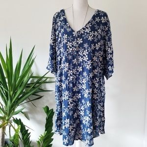 Free People Embroidered Floral Dress